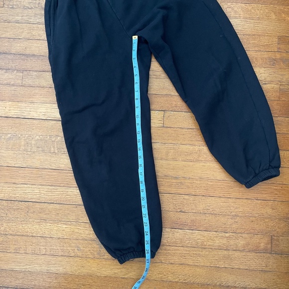 Ksubi Black Fleece Sweatpants Size Small Oversized Streetwear Fit - Picture 8 of 12